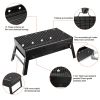 Portable BBQ Grill Foldable Charcoal Grill Lightweight Smoker Grill for Camping Picnics Garden Grilling