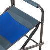 2-piece Padded Folding Outdoor Chair with Storage Pockets,Lightweight Oversized Directors Chair for indoor, Outdoor Camping, Picnics and Fishing
