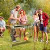 Foldable BBQ Grill Portable Charcoal Barbeque Grill Stainless Steel BBQ Grill For Picnic Camping Backyard Cooking