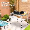 Aluminum Grill Table with Iron Mesh Top