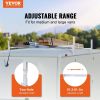 VEVOR Van Roof Ladder Rack, 2 Bars Aluminum Alloy Roof Ladder Racks, 400 LBS Capacity Rain-Gutter Van Roof Rack, Adjustable Length 51.2" to 81.1"