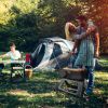 Portable Charcoal Grill - Mini BBQ Grill - Small Table Top Charcoal Grill for Camping, Outdoor Cooking - Foldable Camping Grill for Picnics