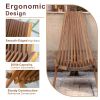 Outdoor Stylish Folding Chair, FSC-Certified Eucalyptus Wood